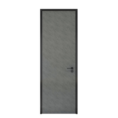 Porte di entrata di legno placcate di alluminio di larghezza di ISO9001 160mm per la stanza del mestiere