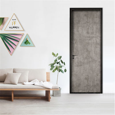 Porte di entrata di legno placcate di alluminio di H2.1m W0.9m per l'appartamento