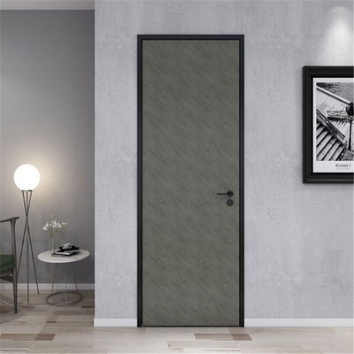 Porte di entrata di legno placcate di alluminio di H2.1m W0.9m per l'appartamento
